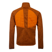 Halti Streams Mens Hybrid Knit Layer Jacket marmalade orange back