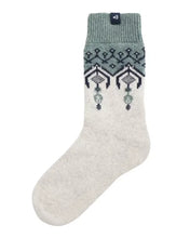 Holebrook Sweden Duvnas Winter Socks sage pattern
