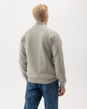 Holebrook Sweden Ingo Full-Zip Windproof Sweater light grey back