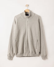 Holebrook Sweden Ingo Full-Zip Windproof Sweater light grey pockets