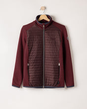 Holebrook Sweden Mimmi Full-zip Windproof Jacket Maroon Red front