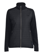 Holebrook Sweden Mimmi Ladies Windproof Cotton Jacket Black Melenge zip