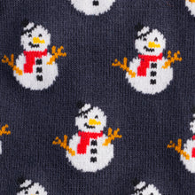 Swole Panda Bamboo Socks - Snowmen close up