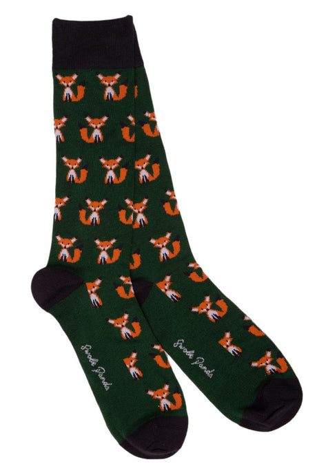 Swole Panda Block Stripe Bamboo Socks - Mr Fox