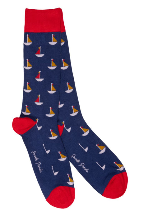 Swole Panda Bamboo Socks - Sailing