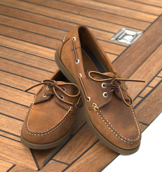 Orca Bay Creek Mens Nubuck Leather Deck Shoes Sand