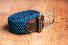 Swole Panda Recycled Woven Belt - Navy Royal Blue Fine Weave belt