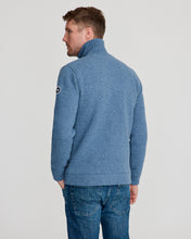 Holebrook Sweden Mans Zip Windproof Jacket faded blue back