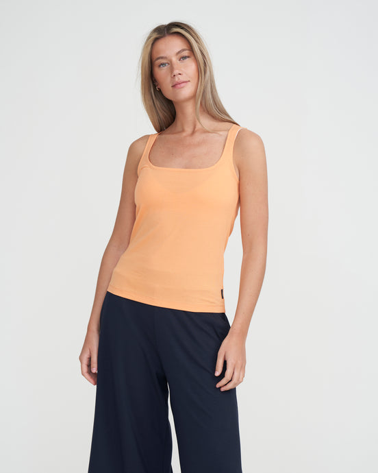 Holebrook Sweden Vera Tank Top Vest - Mango Orange