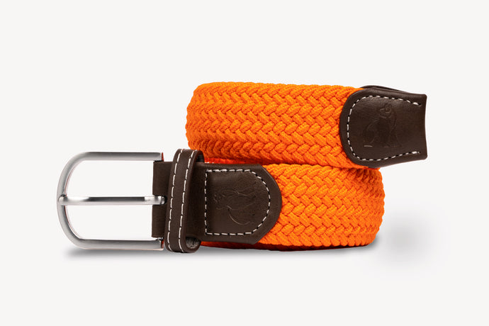 Recycled Woven Belt - Orange