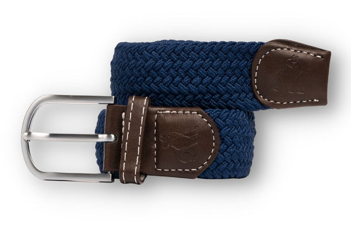 Swole Panda Recycled Woven Belt - Dark Navy Blue
