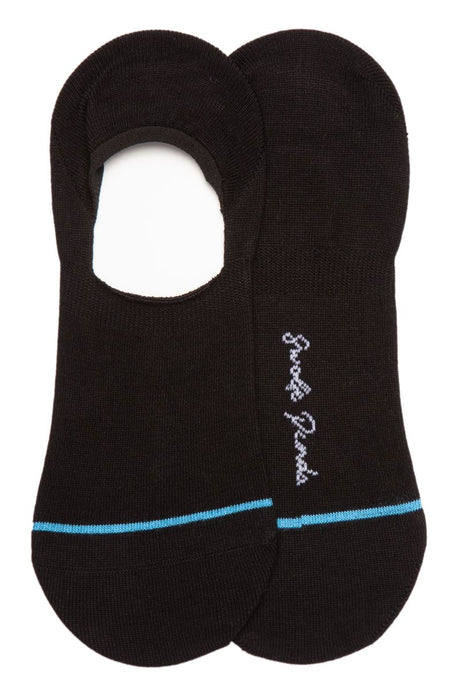 Swole Panda No Show Bamboo Socks - Black