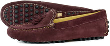 Orca Bay Salcombe Suede Loafers burgundy