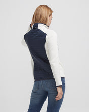 Holebrook Sweden Mimmi Ladies Windproof Cotton Jacket White Navy back