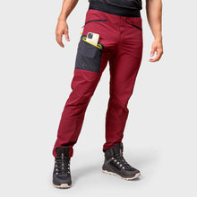 Halti Adrenaline Mens Stretch Lite Pants -  Cabernet Red  Medium Front Pocket