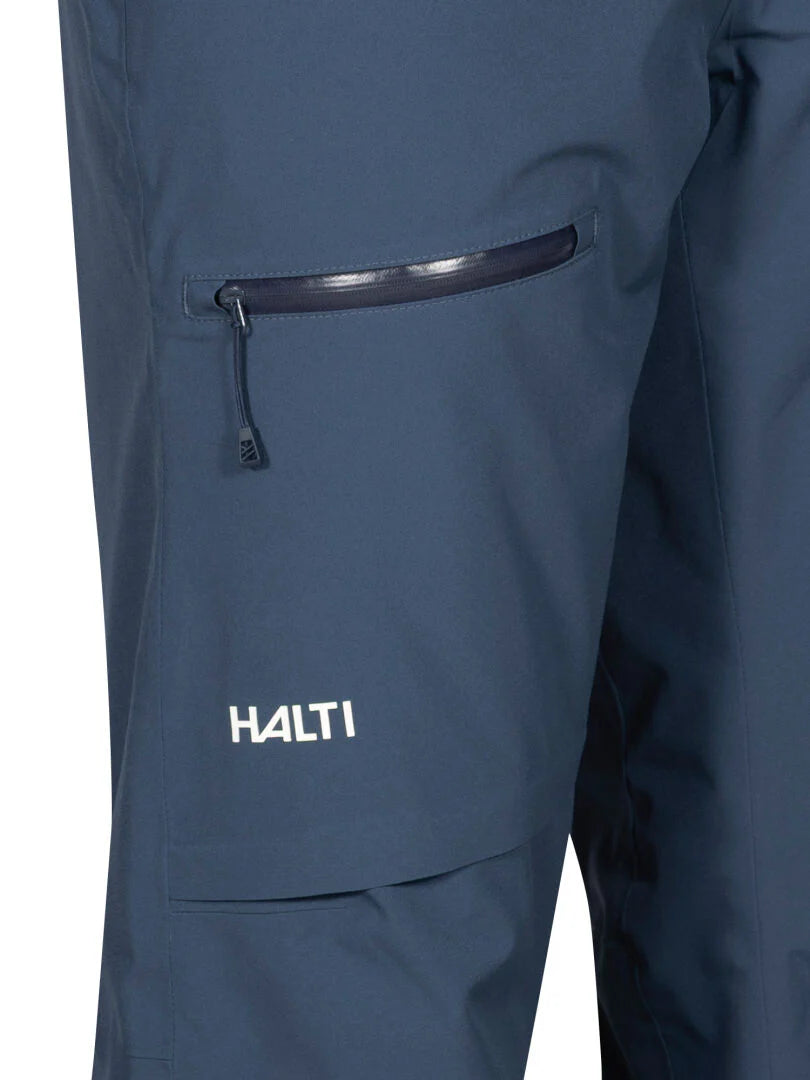 Halti Carvey Mens DrymaxX Ski Pants -Sargasso Sea, Medium pocket