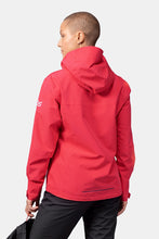Halti Forter Womens Drymaxx Shell Jacket Power Red model back