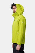 Halti Forter Mens Drymaxx Shell Jacket grenoble green hood side