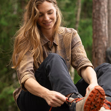 Halti Hiker Womens Trekking Shirt chocolate chip brown