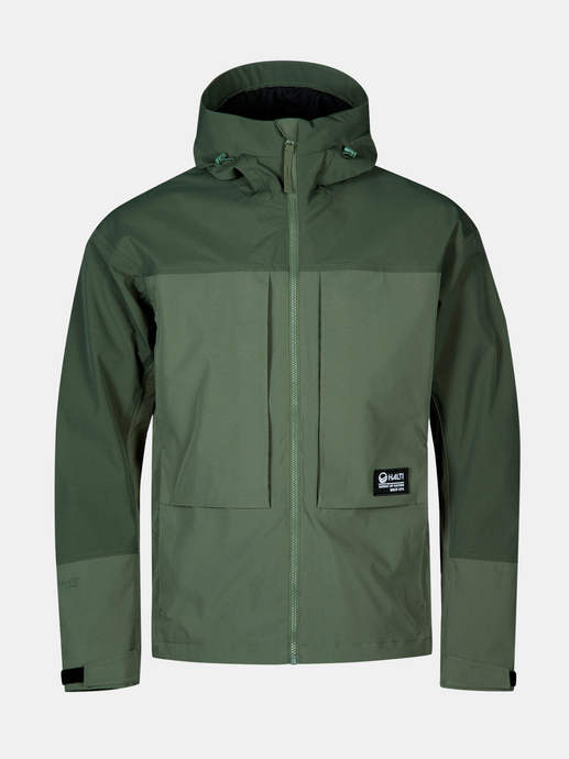 Halti Hiker II Mens DrymaxX Waterproof Shell Jacket Thyme Green front