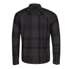 Halti Hiker Mens Trekking Shirt black sand grey back
