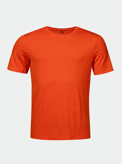 Halti Tuntu II Mens Merino Active T-shirt leaf orange front