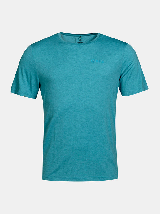 Halti Tuntu II Mens Merino Active T-shirt fjord blue front