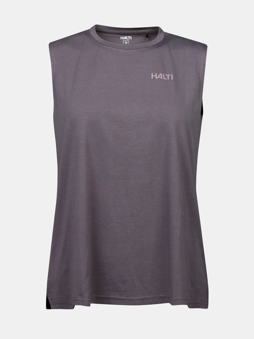 Halti Kalteva Womens Trekking Sleeveless Top fog lilac front
