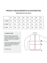 Halti Staala Womens DrymaxX Waterproof Jacket product measurements
