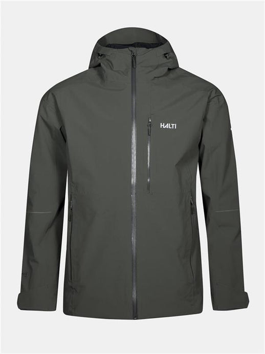 Halti Staala Mens DrymaxX Waterproof Jacket chimera grey front