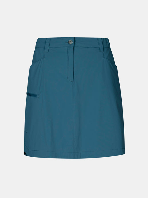 Halti Pallas Cool Womens X-stretch Skort indian blue front