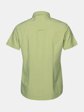 Halti Samoy Womens Short Sleeve Shirt lime green back