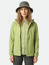 Halti Samoy Womens Short Sleeve Shirt lime green model