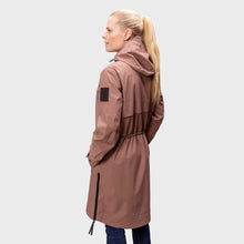 Halti Tokoi Womens Drymaxx Parka Jacket nutmeg brown waistline