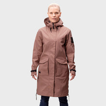 Halti Tokoi Womens Drymaxx Parka Jacket nutmeg brown model front