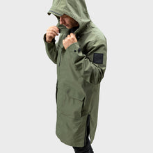 Halti Tokoi Mens Drymaxx Parka Jacket Four Leaf Clover Green hood