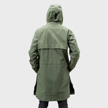 Halti Tokoi Mens Drymaxx Parka Jacket Four Leaf Clover Green back 2