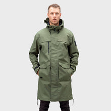 Halti Tokoi Mens Drymaxx Parka Jacket Four Leaf Clover Green front