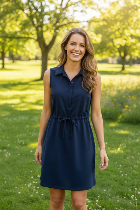 Halti Chipper X-stretch Travel Dress front model in summer