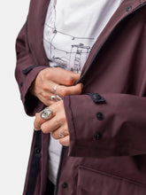 Halti Tokoi II Womens Drymaxx Parka Jacket Fudge Maroon cuff