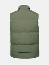 Halti Penger Mens Puffer Vest - Four Leaf Clover Green back