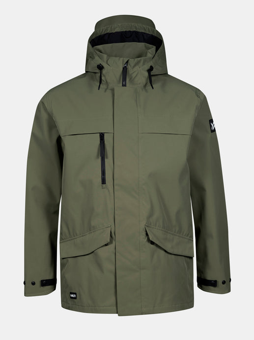 Halti Tokoi Mens Drymaxx Jacket clover green front