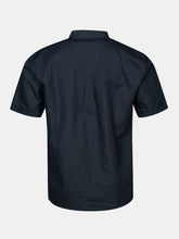 Halti Notsgi Mens Short Sleeve Shirt collegiate blue back