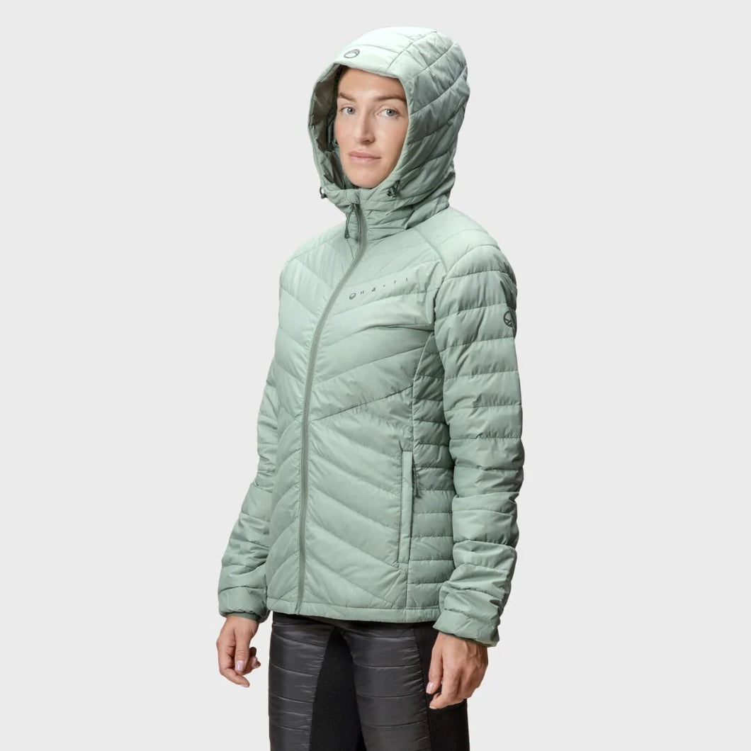 Halti Evolve Lite Womens Down Jacket Peach Cobbler 10 38 Katherine Partis Ltd