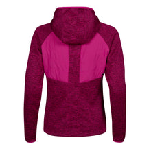 Halti Streams Womens Hybrid Knit Layer Jacket fuchsia pink back