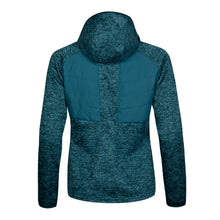 Halti Streams Womens Hybrid Knit Layer Jacket blue coral back