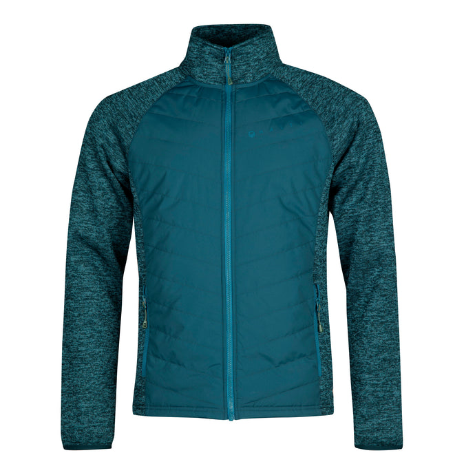 Halti Streams Mens Hybrid Knit Layer Jacket Blue Coral
