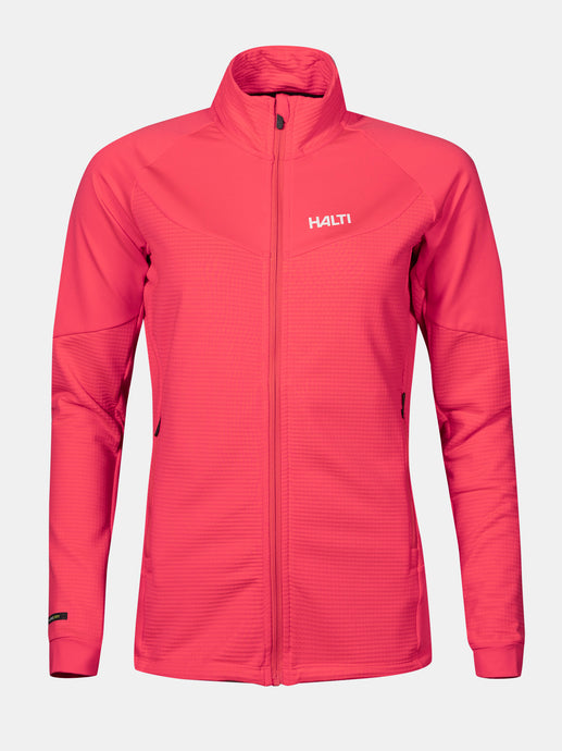 Halti HeatGrid Womens Layer Jacket pink front
