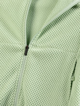Halti Ultramove Womens Hoodie Jacket smoke green zip front