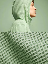 Halti Ultramove Womens Hoodie Jacket smoke green fabric